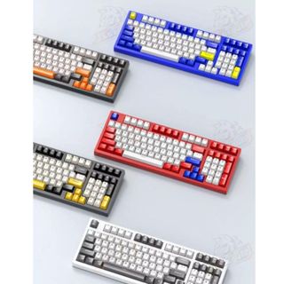 Teclado Mecânico Switch Rgb Usb Pc Ps4 Xbox Cor De Teclado Azul Idioma Português Brasil em Oferta na Shopee