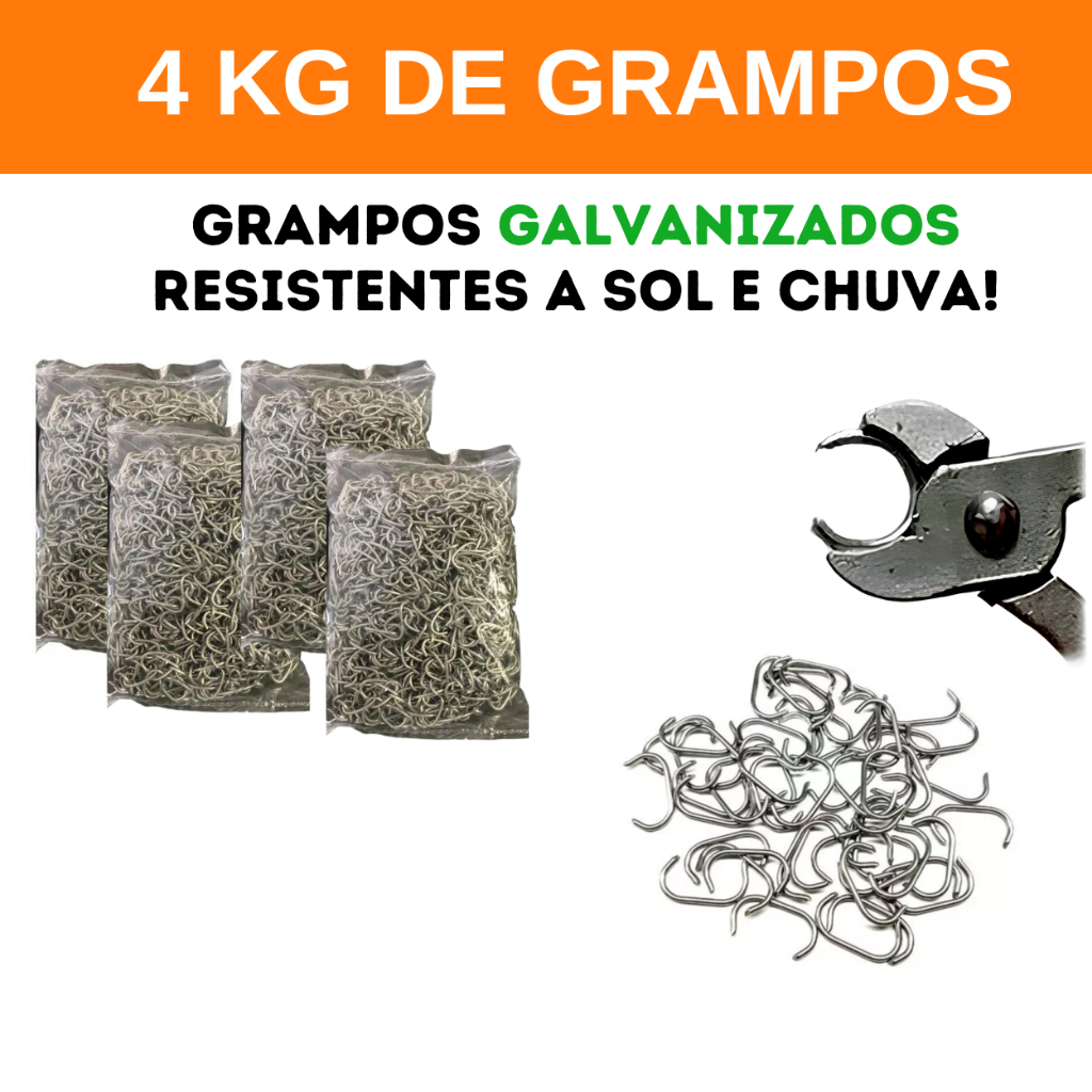 1 Kilo De Grampo U,C Para Estofador E Concertina