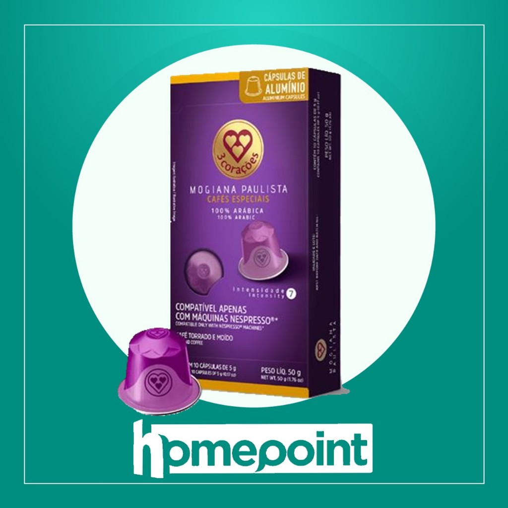 Cápsula de Café Compatíveis Nespresso 3 Corações Mogiana Paulista em Oferta na Shopee