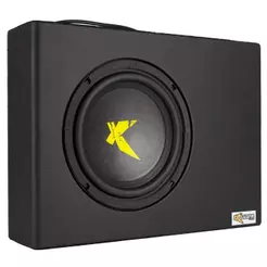 Caixa Amplificada 8" Sub XC200 Slim Lite 200w Exclusive Subwoofer Porta Malas