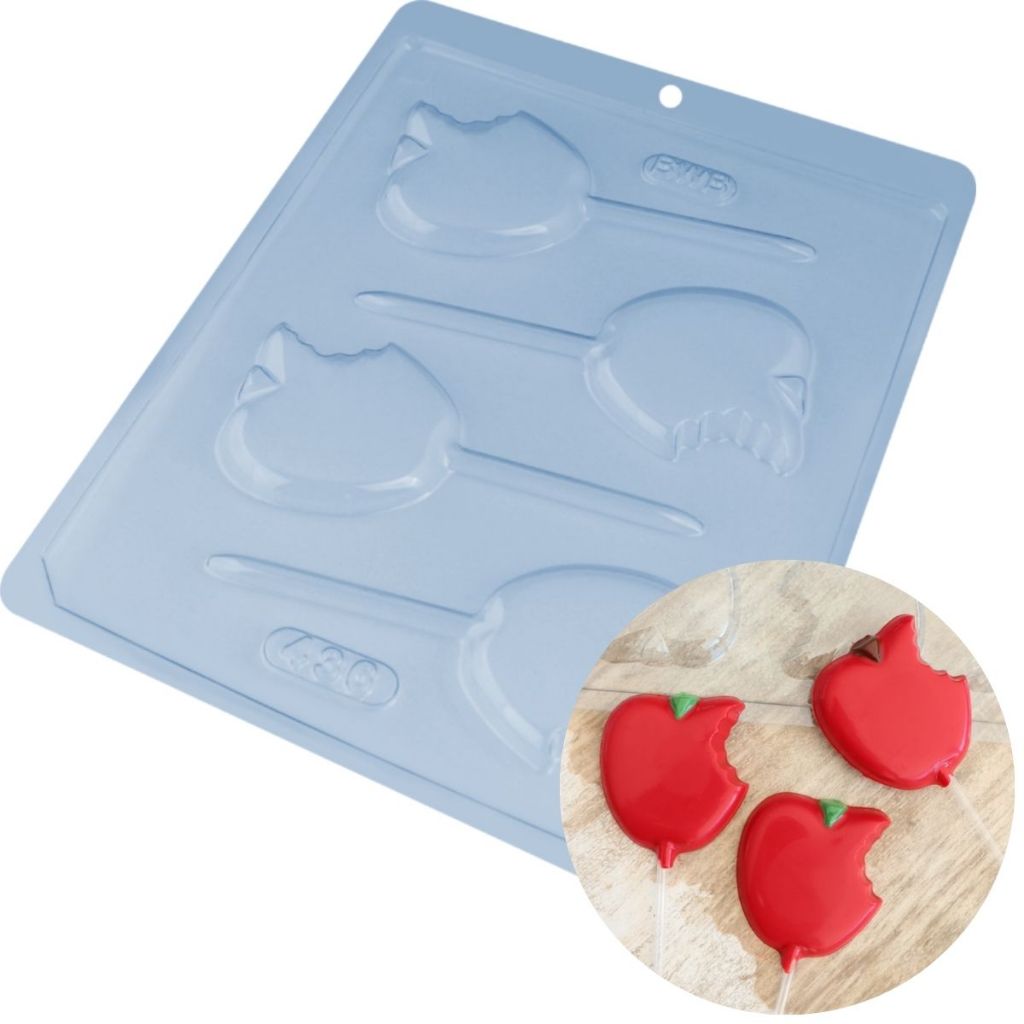 Forma Simples Tradicional Pirulito Maçã com Mordida 436 BWB em Oferta na Shopee