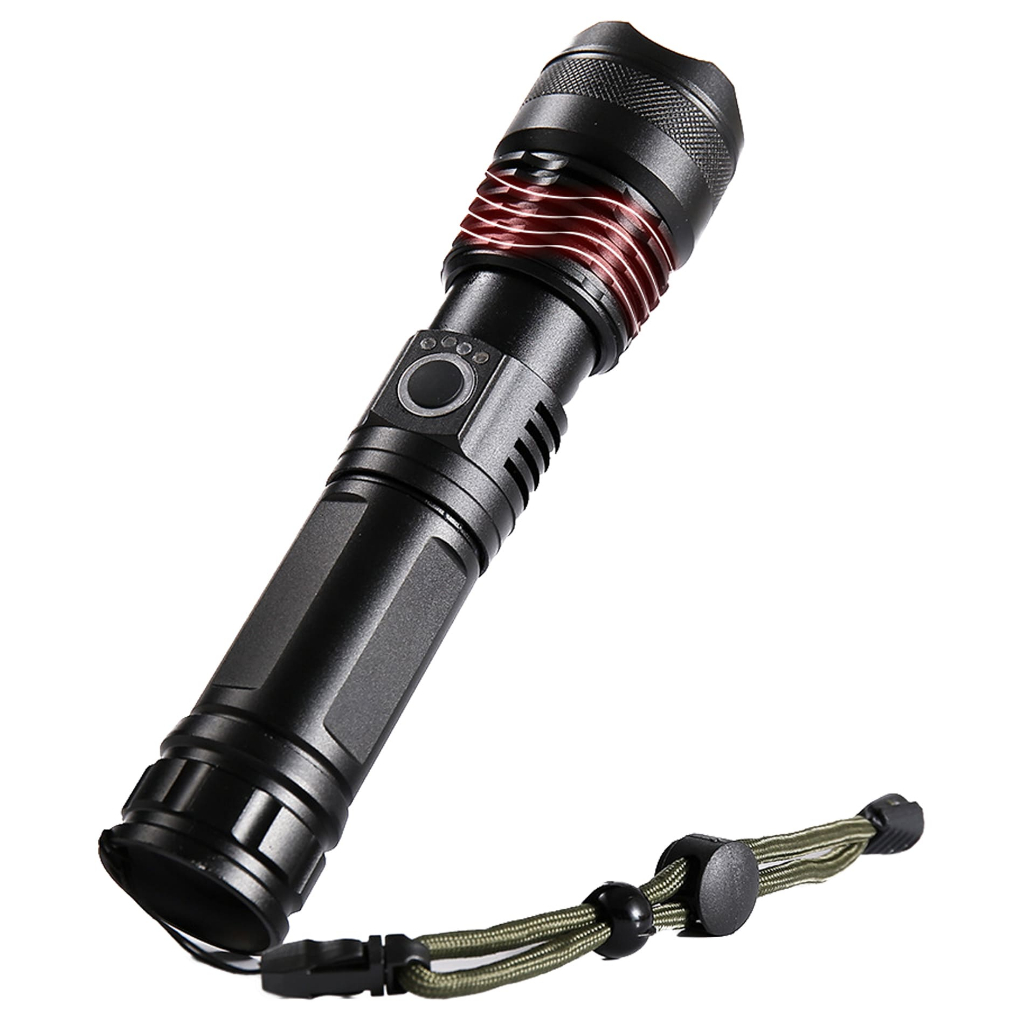 Lanterna LED Tática Profissional Alta Potencia Com Zoom De Longo Alcance Mais Forte do Mundo - WCT FITNESS em Oferta na Shopee