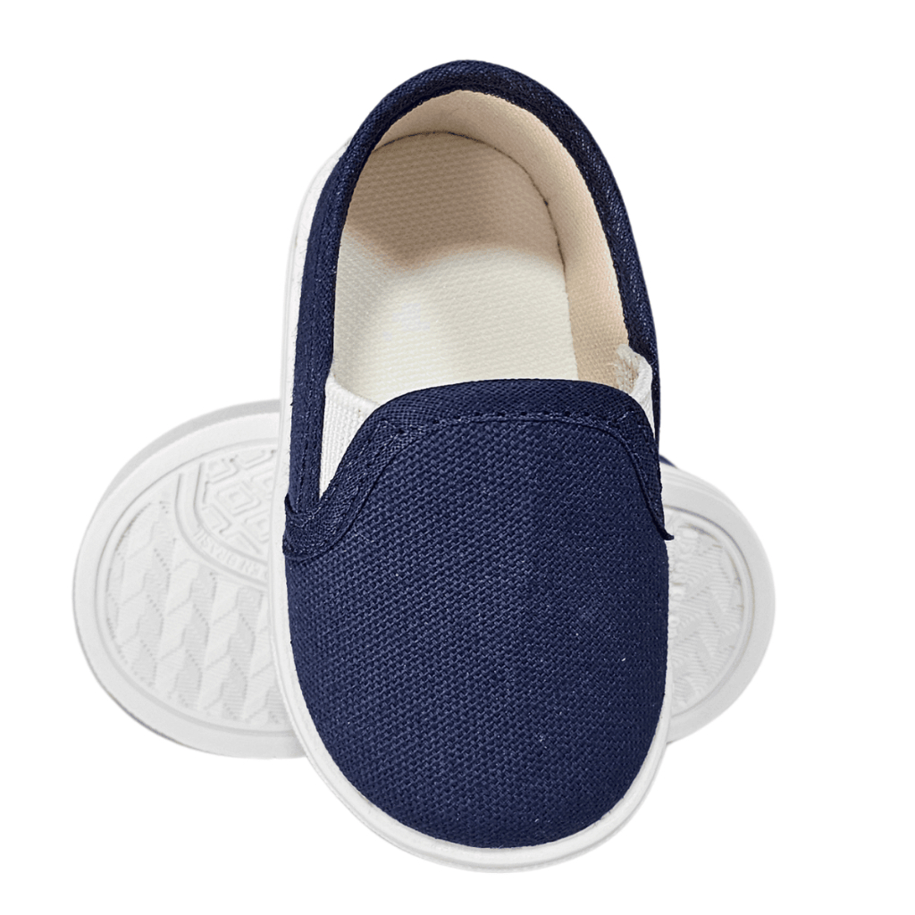 Tênis Sapatinho Infantil Bebê Slip On Liso Casual Meninos e Meninas Look Estiloso em Oferta na Shopee