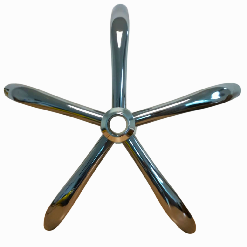 Base Estrela Cromada Para Cadeira De Escritório e presidente pé da cadeira