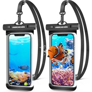 Kit 2 Capas Bolsas Prova Dagua Impermeavel Universal Transparente Celular Protegido em Oferta na Shopee