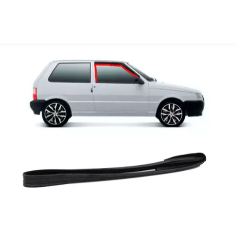 Canaleta de Borracha Vidro Porta Fiat Uno Elba Prêmio 2 PORTAS 84/04 DIREITO 39051