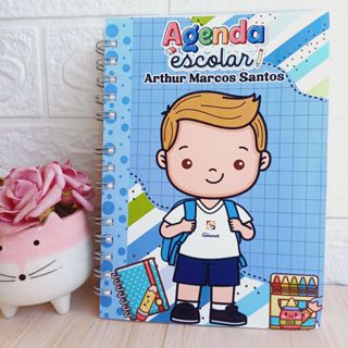 AGENDA ESCOLAR 2 DIA POR PÁGINA LEIA A DESCRIÇÃO ENVIO EM 5 DIAS ÚTEIS em Oferta na Shopee
