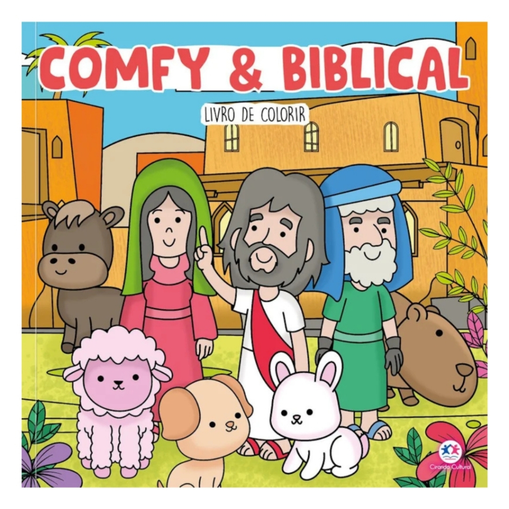 Livro De Colorir Desenhos Bíblicos Comfy Biblical Relaxe e se Conecte Com Deus Um Presente Incrível