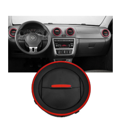 Difusor de Ar Gol G4 G5 G6 Voyage Saveiro - Aro Vermelho em Oferta na Shopee