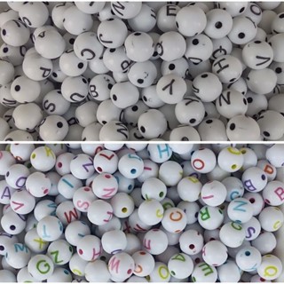 Miçanga Bola Letras - 8mm - Aprox... 500 peças em Oferta na Shopee