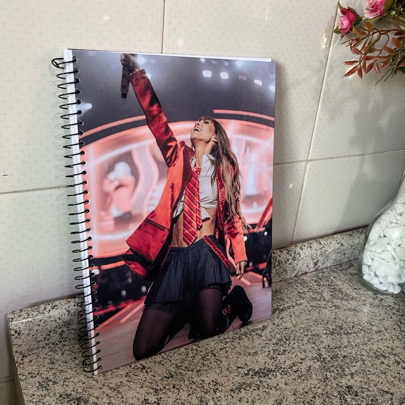 Caderno Personalizado A4 Anahi RBD Soy Rebelde Tour