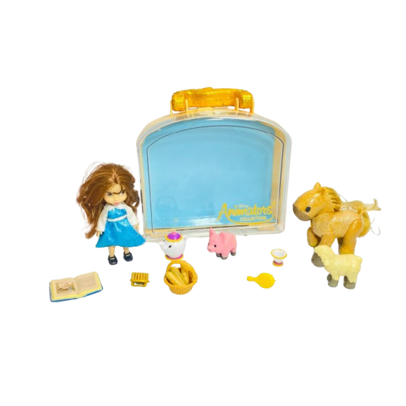 Brinquedo Disney Animators Collection Belle Doll Playset
