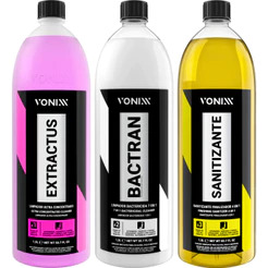 Kit VSC Extractus Bactran Sanitizante Limpa Banco Vonixx