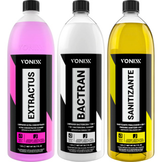 Kit VSC Extractus Bactran Sanitizante Limpa Banco Vonixx em Oferta na Shopee