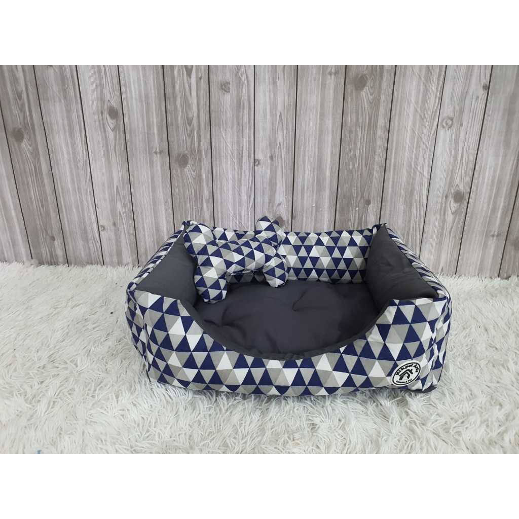Caminha Pet Grey P Tecido Oxford Tricoline Para Caes E Gato Cama para pet