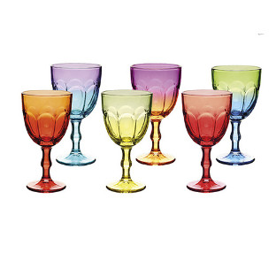 Kit 2 Taças  Para Vinho Marrakesh Colorido 270ml Hauskraft
