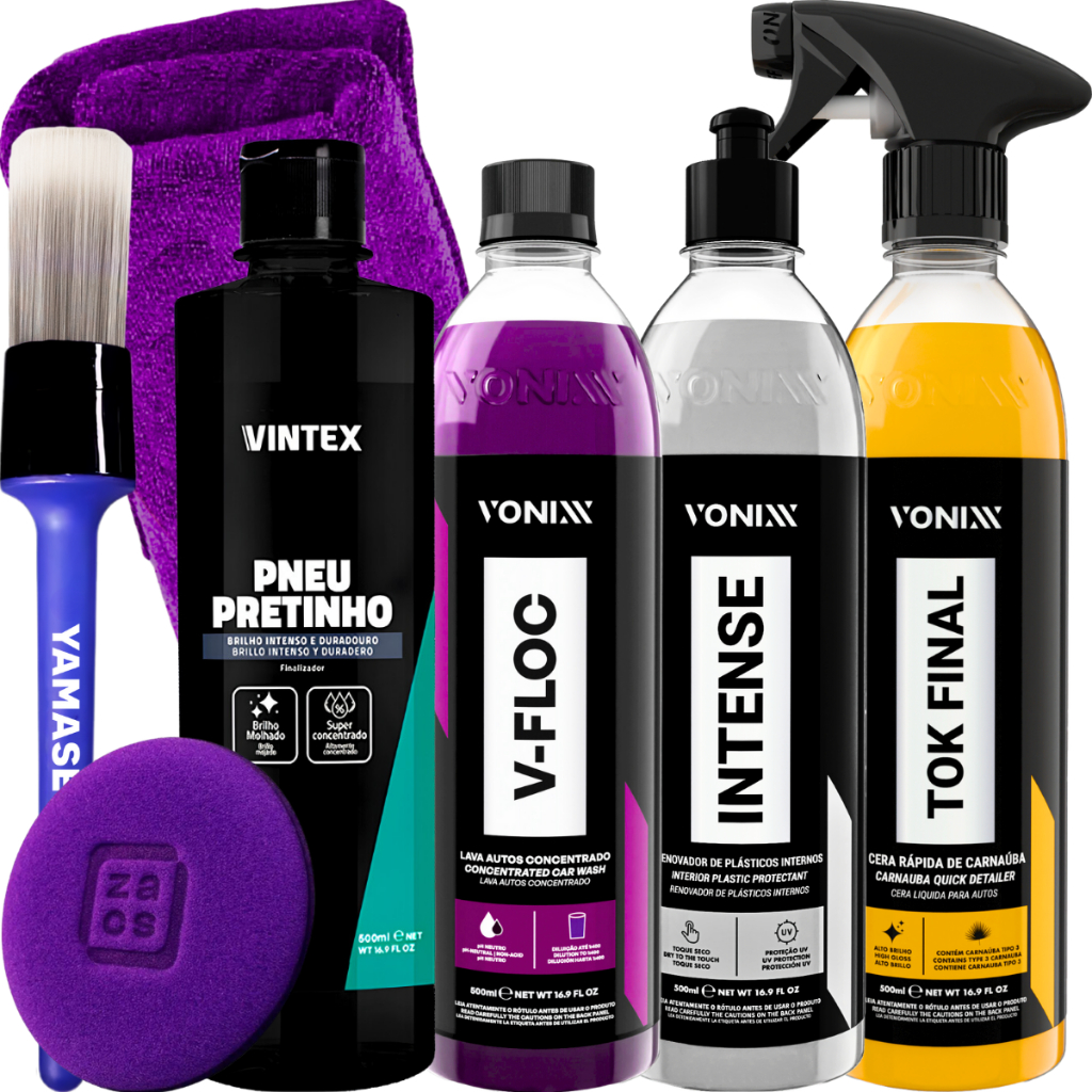 Kit Shampoo V-Floc Cera Tok Final Revitalizador Intense Pretinho Vonixx Pincel Yamase em Oferta na Shopee