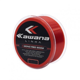 Linha Pesca Monofilamento Kawana K-Mono Red 300 Metros Vermelha