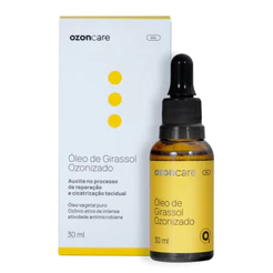 Óleo De Girassol Ozonizado Ozoncare 30ml Cicatrizante Grande Ação Regeneradora Original