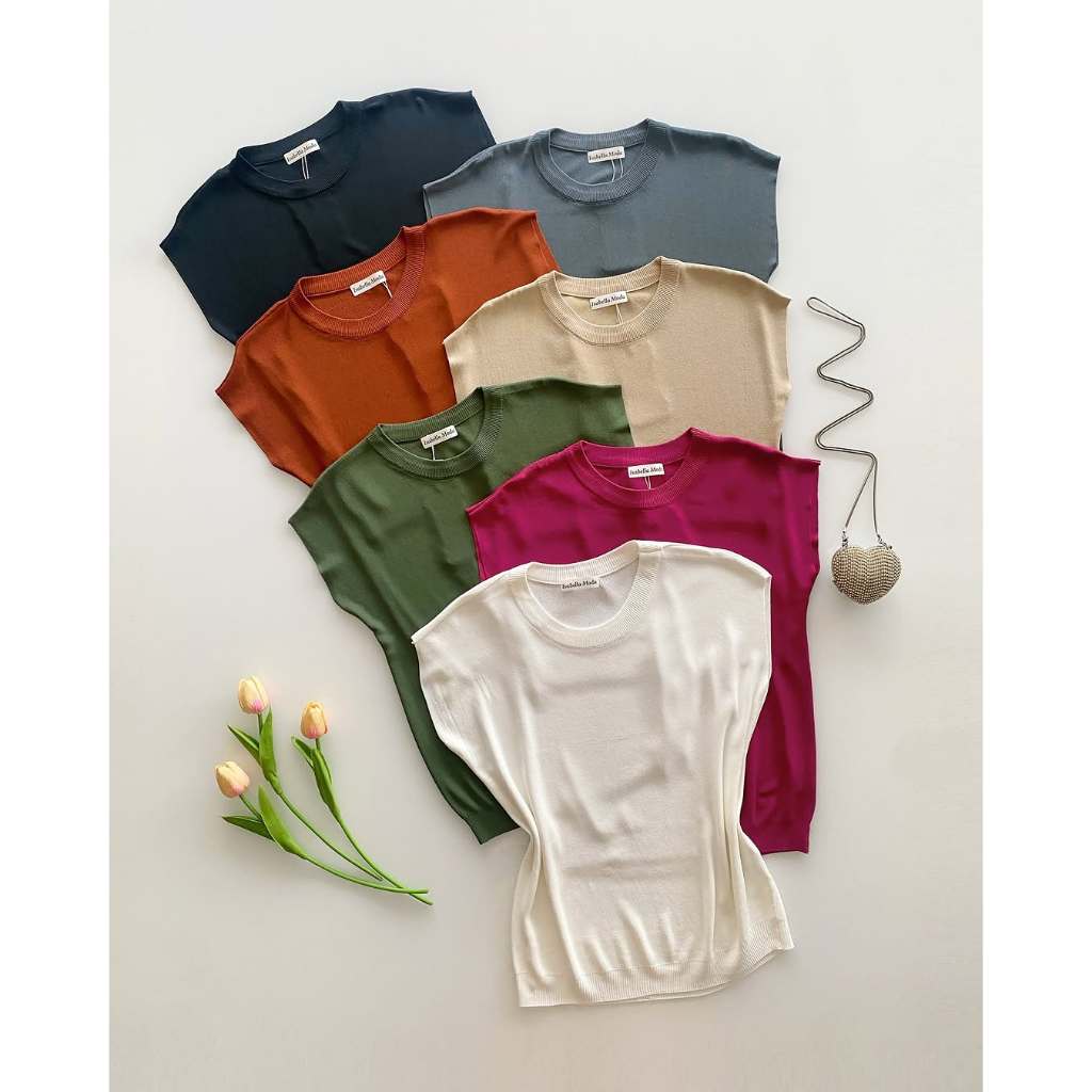 Blusa feminina modal sem manga fresquinho lançamento em Oferta na Shopee