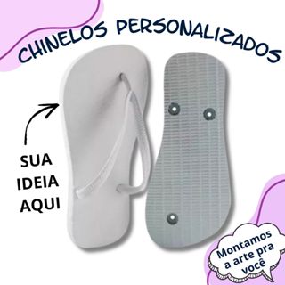 Chinelos Personalizados Para Festa e Brindes em Oferta na Shopee