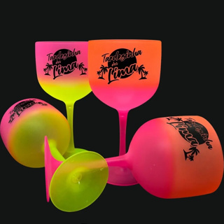 Kit 15 Taças de GIN degradê 580ml para Festas, Eventos, Drinks, Aniversários - Personalizadas em Oferta na Shopee