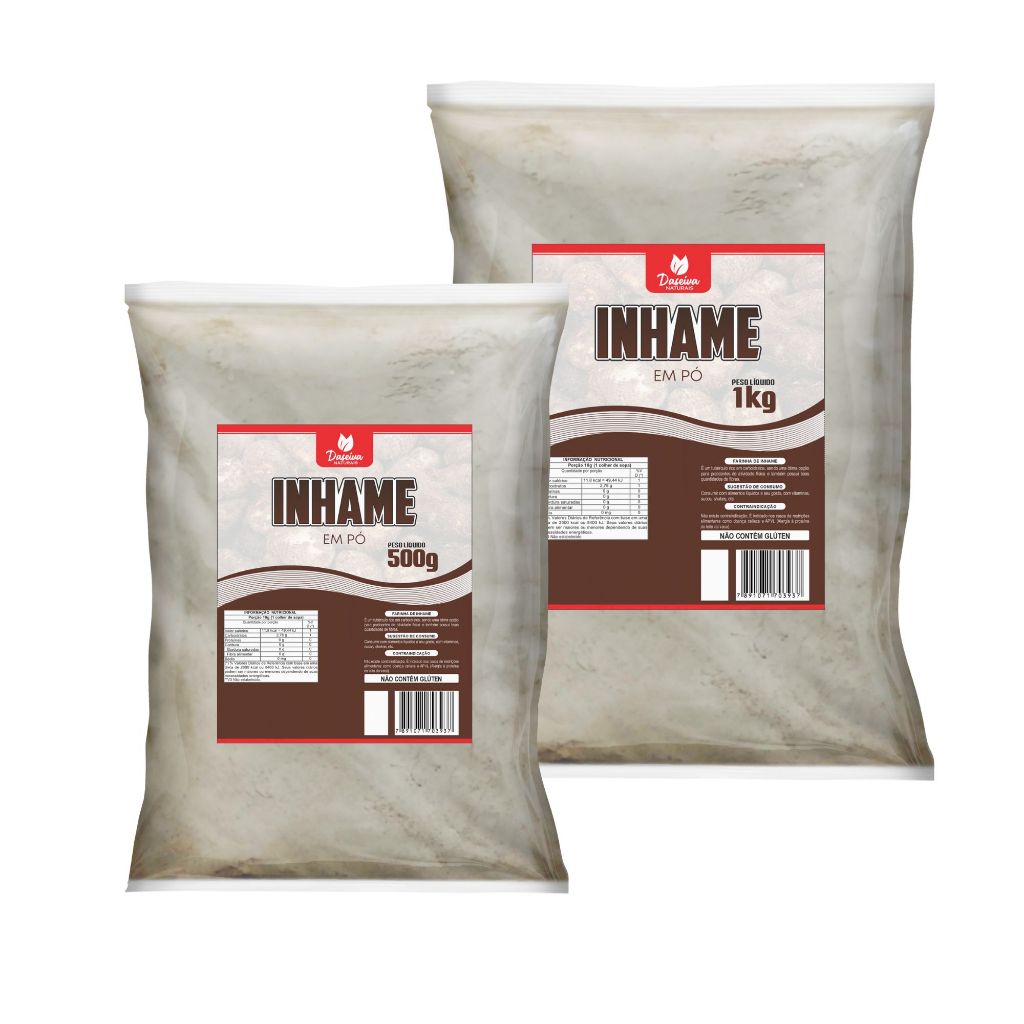 Farinha de Inhame Rico em Fibras em Oferta na Shopee