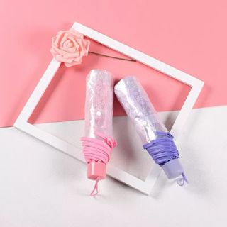 Guarda-chuva transparente de plástico floral - YS-665 em Oferta na Shopee