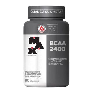 Bcaa 2400 Max Titanium 60 capsulas em Oferta na Shopee