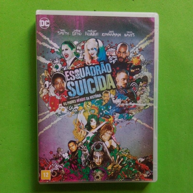 dvd ESQUADRÃO SUICIDA (dublado e legendado)