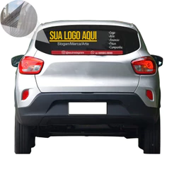 Adesivo Perfurado Vidro Traseiro Inteiro Carros Propagandas até 1,30x70cm xxx