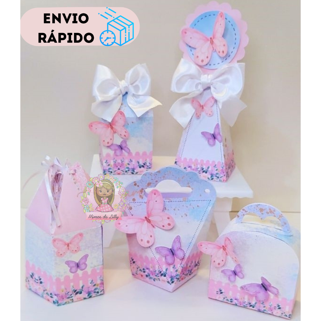Kit Festa Jardim Encantado Personalizado | Caixinhas Lembrancinhas |