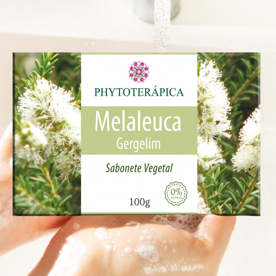Sabonete sólido Melaleuca & Gergelim Natural - 100g Phytoterápica
