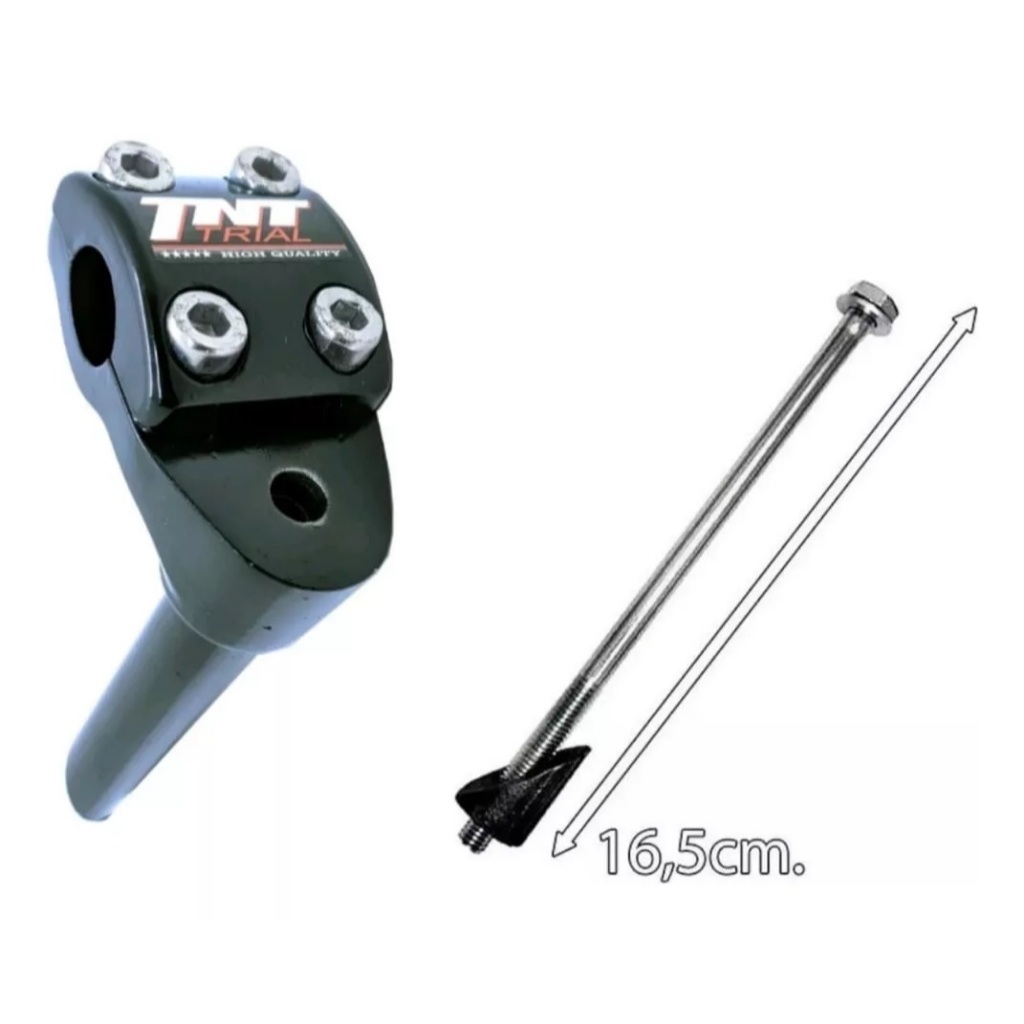 Kit Mesa 4 Parafusos Cross BMX + Expander 165mm Completos para Bicicleta em Oferta na Shopee