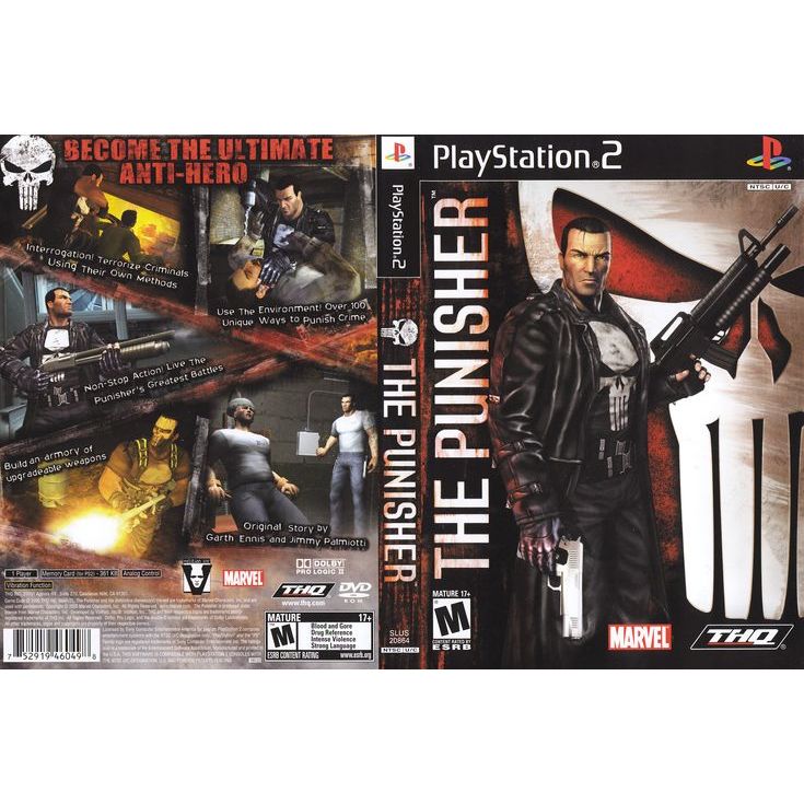 Punisher The jogo playstation ps2