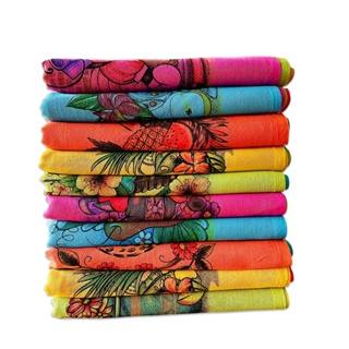 Pano De Prato Atacado Color Kit Com 10 Peças em Oferta na Shopee