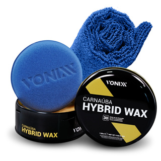 Kit Cera Vonixx Carnaúba Hybrid Wax Cera Lata 120ml Protetora Brilho Duradouro Toalha Microfibra em Oferta na Shopee