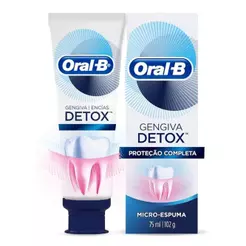 ORAL-B CREME DENTAL GENGIVA DETOX DEEP CLEAN COM 102G