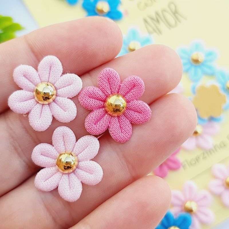 Adesivo Pet Florzinha C/ 20 Un - Lacinhos Pet Adesivo Pet Shop Banho e Tosa