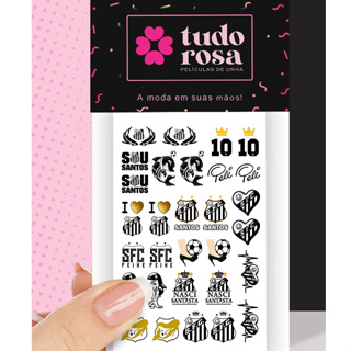 30 peliculas de unha SANTOS FC peixe em Oferta na Shopee