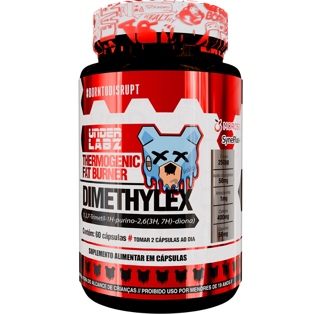 Dimethylex 60cáps Termogênico Original Under Labz Promoção em Oferta na Shopee