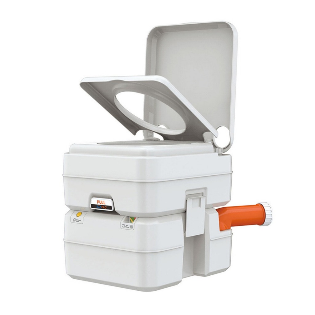 Vaso Sanitário Químico Banheiro Porta Pote Potti Portátil 20lts Premium Seaflo Camping Motorhome