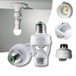 Kit Sensor Movimento Bocal E27 Temporizador Lâmpada Infravermelho  Luz Fotocélula em Oferta na Shopee