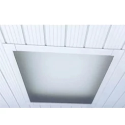 Kit Alçapão Forro Pvc 60x60 Reforçado Branco Ou Branco Gelo