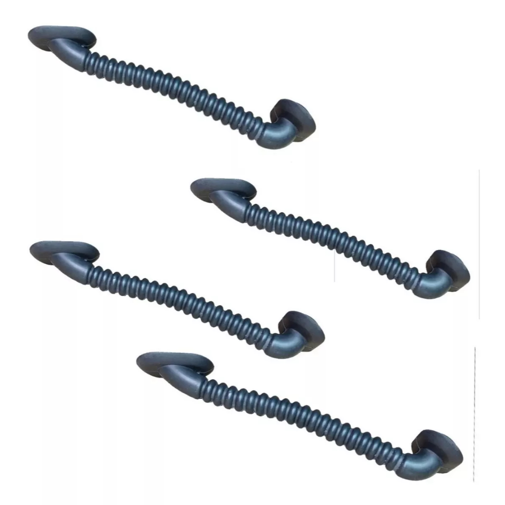 Kit 4 Coifa Borracha Passa Fio Porta Vidro Trava Retrovisor