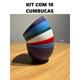 Kit 10 unidades Potes Sobremesa 500ml Tigelas Cumbucas Pote Plástico Açaí Sorvete Doce Bolo Frutas em Oferta na Shopee