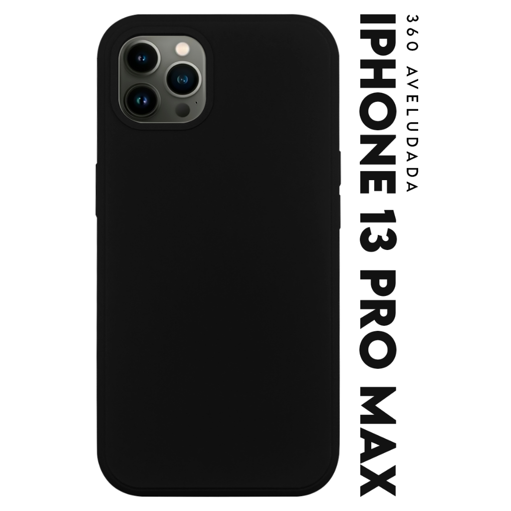 Capa Case Capinha 360 Frente e Verso Aveludada Cobre Tela Inteira Para Iphone 13 Pro Max tela 6.7 pol - Luiza Cell25