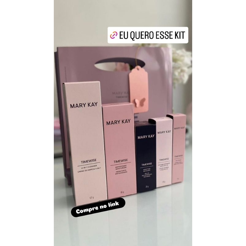Kit Time Wise Mary Kay Original limpeza de Pele garantida e comprovada clareamento facial skin Care pele linda hidratant