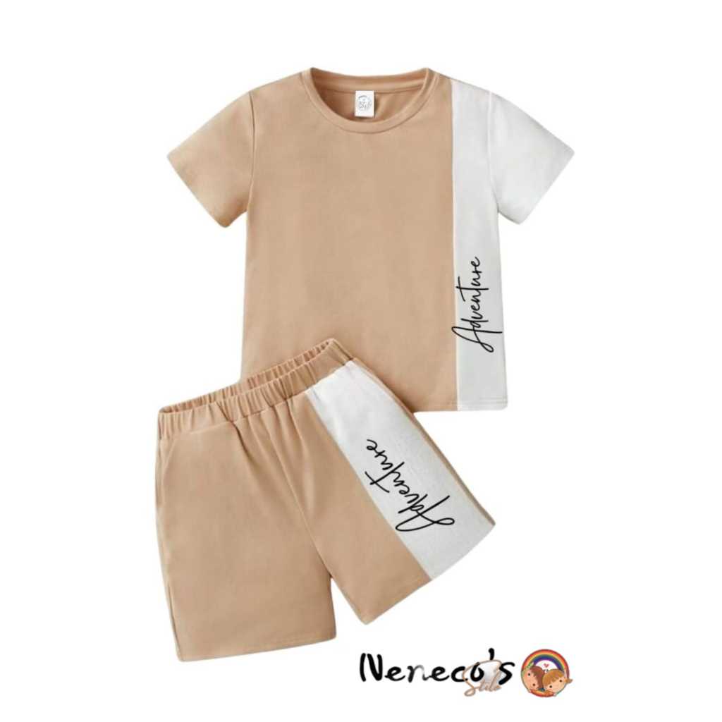 conjunto de menino  infantil ,short e camiseta 1 ano aos 6 anos. Super estiloso e confortável !!