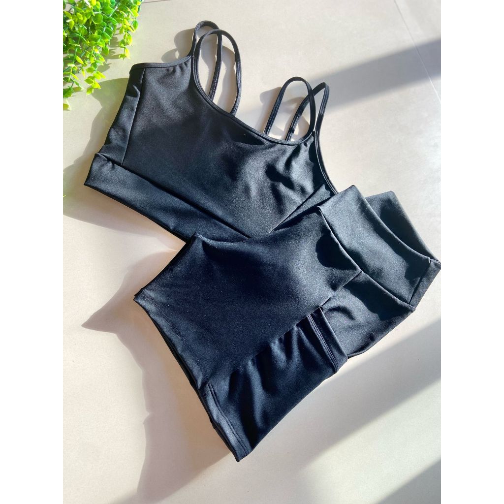 Conjunto Academia  Poliamida Feminino Elasticidade e Zero Transparência